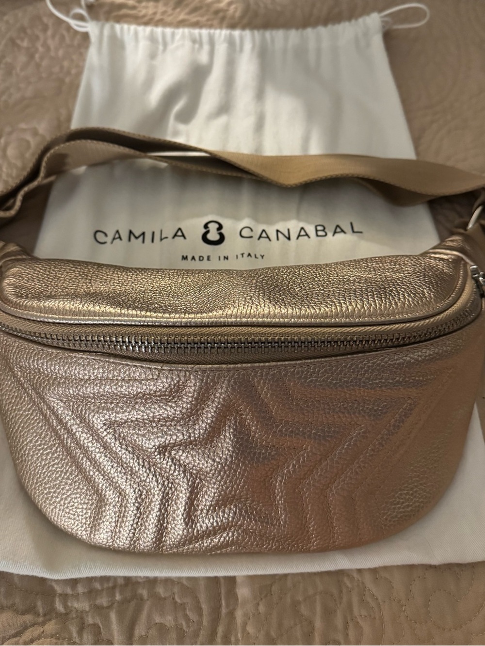 Camila Canabal Kiki Star Bag - Metallic Rose Gold